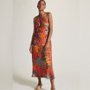 FARM Rio Midi Dress - size S